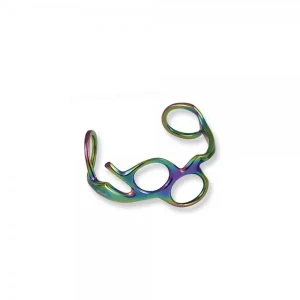 Rainbow Titanium Coated, Scissor Stylist Bracelet