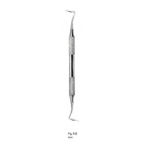Bone Condenser Plugger Euwe 6 Short Satin Steel Handle