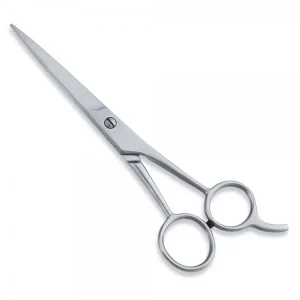 New Straight Standard Barber Scissors with Fixed Finger Rest