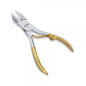 Half Gold Plated Single Spring Nail Nippers