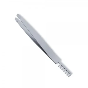 Tweezer with Eyebrow Brush Comb