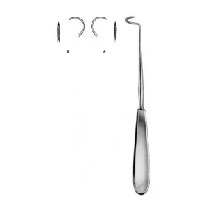 Deschamps Ligature Needle sharp for right hand